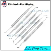 6 Dental Instruments Amalgam Plastic Filling Composite Restorative D-E PR-0095