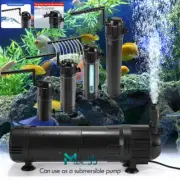 Aquarium UV Sterilizer Filter Light Fish Pond Tank Clarifier Oxygen Water Pump