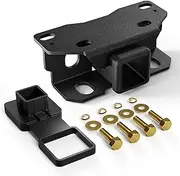 SUORTO Tow Hitch with 2 Inch Receiver, Class 3 Trailer Hitch Compatible with 2010-2024 Lexus GX460 GX 460 Hitch Receiver with Cover, Black Power Coat Towing Combo