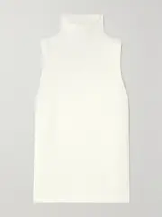[Proenza Schouler White Label] Proenza Schouler White Label - Lily Knitted Turtleneck Vest - Neutral - medium medium Neutrals