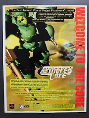 Armored Core Project Phantasma Playstation 1 PS1 Game Promo Ad Art Print Poster