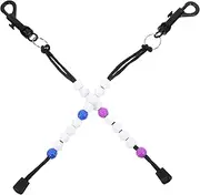 SUPVOX Portable Golf Score Counter Bead Tool Durable Chain for Stroke Tracking Lightweight Golfing Accessory for Accurate The Course