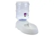 Automatic Plastic Pet Dog Cat Food GRAVITY Feeder Bowl Fountain Dispenser