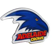 Adelaide Crows AFL Lensed Chrome Decal Badge - Cars, Bikes, Laptops, Most Things