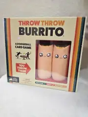 Throw Throw Burrito Game Dodgeball Card Game Taco Plush Sealed NIB