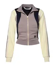Palm Angels PA Monogram Embroidered Colour-Blocked Track Jacket XXS,S,XS,M Nude