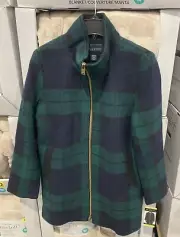 Pendleton Women's Wool Blend Walker Coat Green Size S / M New