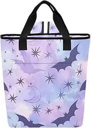 Cooler Bags Dark Purple Mandala Insulated Beach Bag 36 Cans, Soft Insulated Tote Backpack for Travel