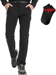 [LHHYSM] Outdoor Hiking Cargo Pants for Men Lightweight Stretch Active Pants Multi Pocket Durable Straight