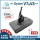 禾淨 Dyson V7 V8 SV10 SV11 吸塵器鋰電池 3900mAh 副廠電池 台灣製造一年保固