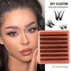 63Cluster/Box Lashes Extension Individual Cluster Eyelashes Grafting Lashes