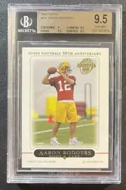 2005 AARON RODGERS TOPPS ROOKIE BGS 9.5 GEM MINT #431 PACKERS MVP