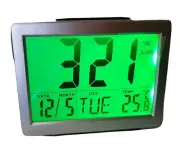 New Digital LCD Alarm Clock night light temperature timer day date new in box