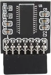 TPM 2.0 Module, TPM 2.0 Encryption Security Module Motherboard, LPC 14 Pin, Remote Card Replacement for Win11 System