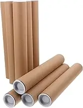 HAPINARY 10pcs Portable Paper Mailing Tube Poster Holder for Safe Transport and Storage of Artwork Crafts and Documents for DIY Projects and Long Term Use