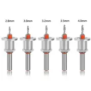 HSS Countersink Drill Bit Set 1PC/ 5PCS 8mm DIA Adjustable Depth Screw Hole Set