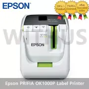 EPSON PRIFIA OK1000P Label Printer PC Connet 4~36mm Barcode QRCode Usb Wi-Fi UPS