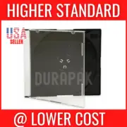 200 PCS Slim Jewel Cases 5.2mm Blu-Ray CD Disk Game Music Clear Case Replacement
