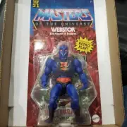 Mattel Masters of the Universe WEBSTOR Evil Master of Escape! w/comic book- New