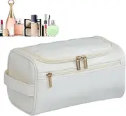[Generic] Bathroom Toiletries Organizer, Waterproof Men's Toiletry Organizer Bag, Men's Zipper Travel Bag Men's Grooming Shaving Bag for Home, Gym, Travel, Business Trip, Beach