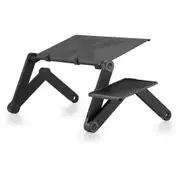 Portable Foldable Laptop Desk Computer Table Tray Adjustable Sofa Bed with Mouse Pad