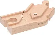 Train Scene Track Toy Wooden Train Track Accessories Educational Plaything for Boys and Girls Assembled Train Track Set