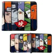 New Villains NARUTO BiFold Wallet Standard Size Credit Card Billfold
