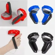 For Quest 2 VR Soft Silicone Handle Grip Cover with Handle Strap Accessories