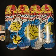 SUPER RARE Diamond Supply Co Disney Mickey Mouse Keith Haring 4 Skateboard Decks