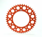 RENTHAL REAR ULTRALIGHT SPROCKET ORANGE GROOVED 51T