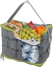 Lunch Bag Freezable Snack Bags Small Mini Cooler Freezer Insulated Pouch | Freezable Cooler Bag,Insulated Cooler Bag Storage | Large Capacity Reusable Ice Pack with Strap Lunch Backp