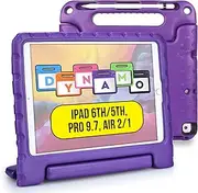 Official Cooper Dynamo Case for iPad Air 1/ iPad Air 2 Case for Kids, iPad 6th/ iPad 5th Generation Case for Kids, iPad Pro 9.7 | Rugged Foam, Magic Handle, Stand, Pencil Holder, Eco-Mailer