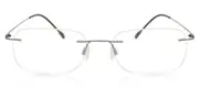 Rimless Square Grey SmartBuy Collection Abra TT-GV01 008 Fashion Men Eyeglasses