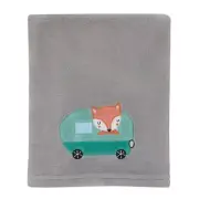 Little Love: Retro Happy Camper Baby Blanket by NoJo