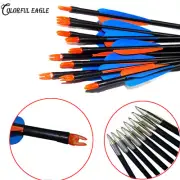 Archery Fiberglass Arrows Target Practice 28"29“ 30" 31.5" Field Point Bow Arrow