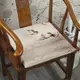新中式水墨山水坐墊紅木家具圈椅太師椅官帽椅墊沙發高密度海綿墊