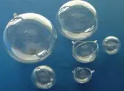 Acrylic Ball Clear Pull Apart With Hang Tab 2" Diameter 50 BALLS 15204-100