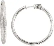 [BIJOUX BOBBI] Cubic Zirconia Pave Hoop Collection