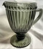 Glass Pitcher Mikasa Italian Countryside Smoke, 40-Ounce New Barware Dining