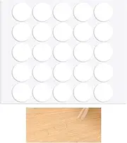 100 Count Double Sided Sticky Dots Round Acrylic Clear Adhesive Dots No Trace Adhesive Round Putty Super Sticky Adhesive Dots for Wall Hanging DIY Festival Decoration (2cm/0.8inch)