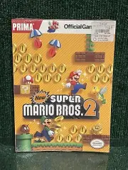 Super Mario Bros 2 Primas Official Strategy Guide Nintendo New Sealed!!