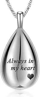 [Yinplsmemory] Dragonfly Urn Necklace for Ashes for Human/Pet Ashes Stainless Steel Hollow Memorial Locket Pendant Jar Keepsake Cremation Jewelry
