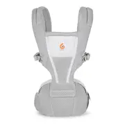 Alta Hip Seat Baby Carrier - SoftFlex™ Mesh - Pearl Grey