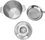 Cooking Oil Storage Pot, Cooking Oil Storage Tank Stainless Steel 2.8l Filter Net Strainer Pot Kitchen Use