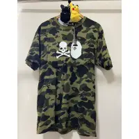 在飛比找蝦皮購物優惠-（二手）bape x mastermind 香港限定 M尺寸