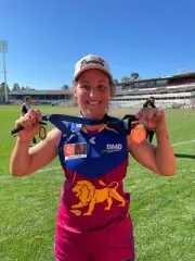 BIG 420mm BRISBANE LIONS WOMENS FOOTBALL TEAM PLAYER POSTER PREMIERS AFLW