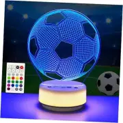 Classic Football Night Light Table Mood Lamp,Football Multi-color Football
