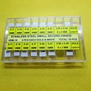 ASSORTMENT STAINLESS STEEL SMALL SECOND HANDS GOLD AND SILVER TOTAL 70PCS
