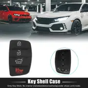 4 Button Car Remote Fob Case Cover Rubber Pad Keypad Replacement for Hyundai
