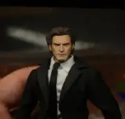 Unpainted 1:18 Head Sculpt Wolverine Logan Jackman For 3.75" Male Action Figure